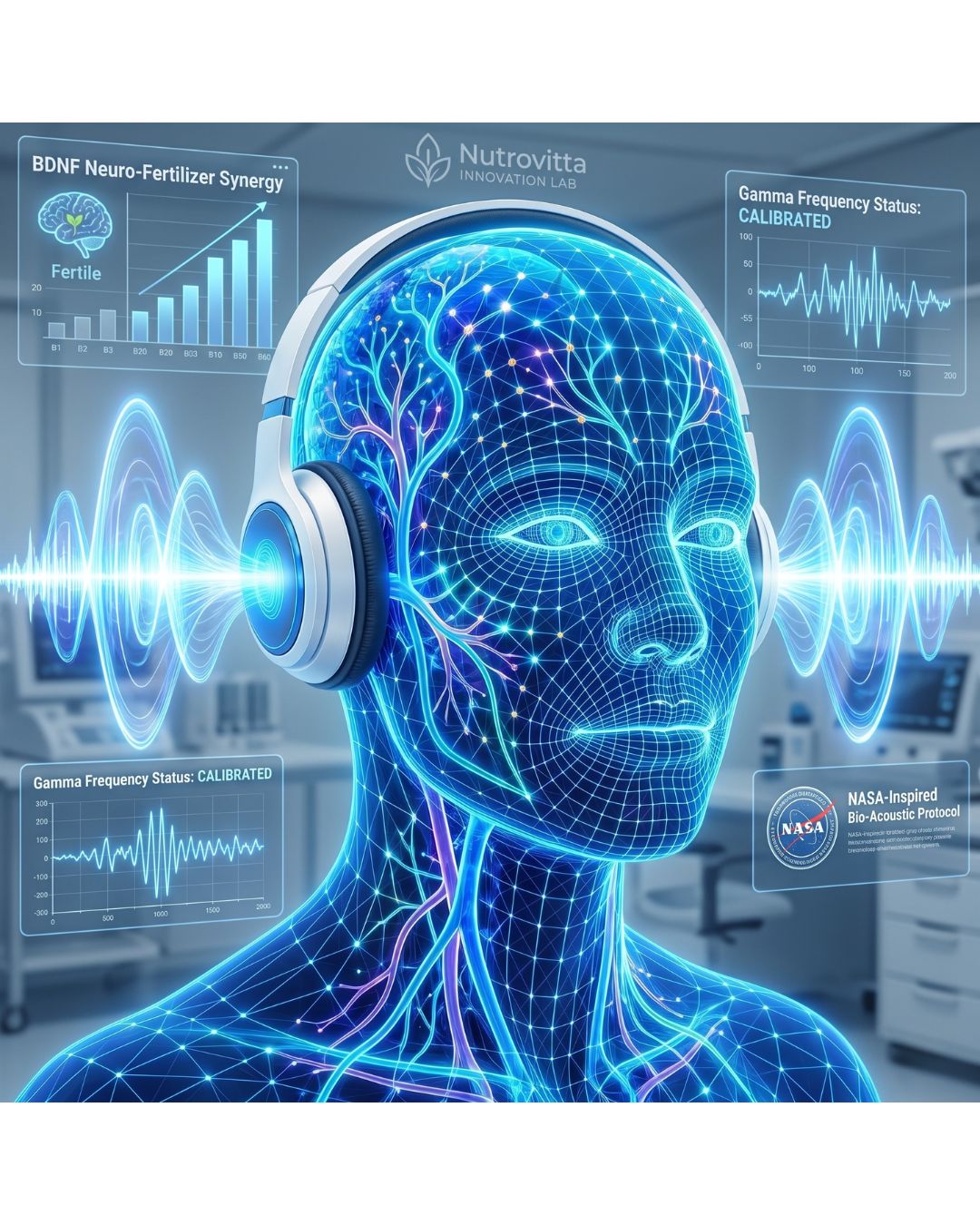 Clinical analysis of neuro-acoustic gamma waves