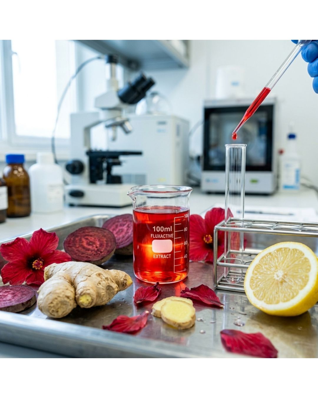Clinical analysis of blood viscosity and botanical extraction